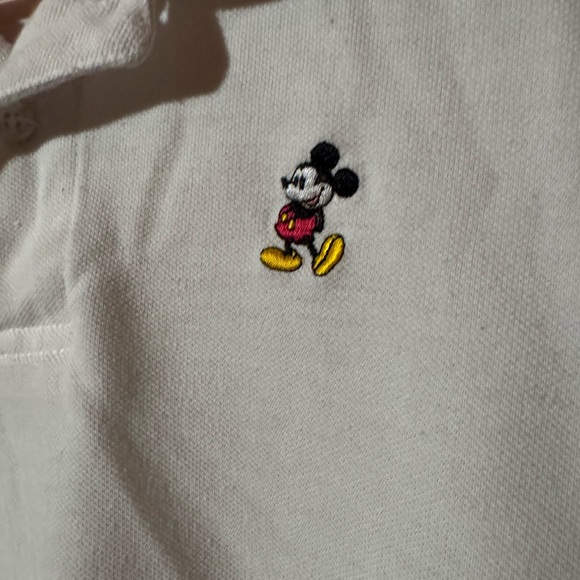 Disneyland Mickey Mouse white Polo size Large - Picture 3 of 3